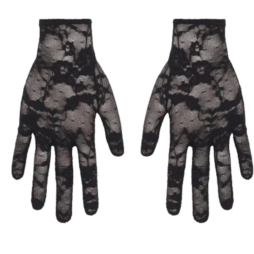 Skims lace stretch gloves